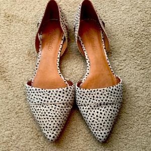 Madewell spotted flats